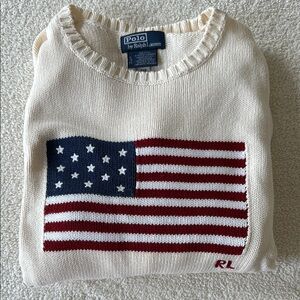 Ralph Lauren Polo Knit with Flag Design